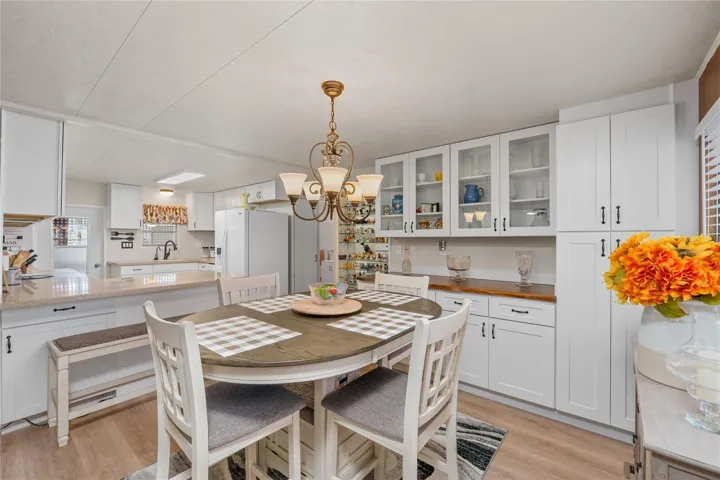 Dining Room with built in storage