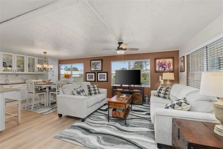 BRIGHT, OPEN LIVING SPACE WITH LUXURY VINYL FLOORING & FRESH INTERIOR PAINT