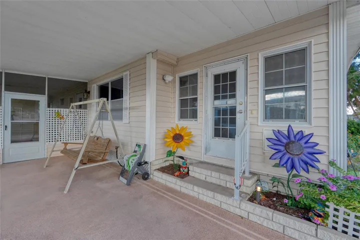 Entryway to the home