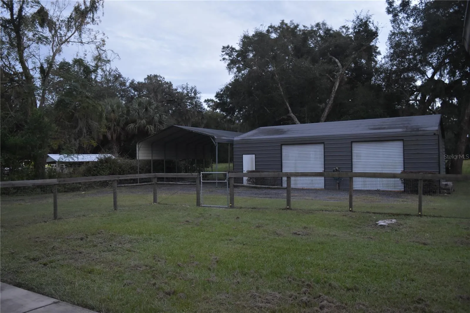 Backyard view of the Workshop