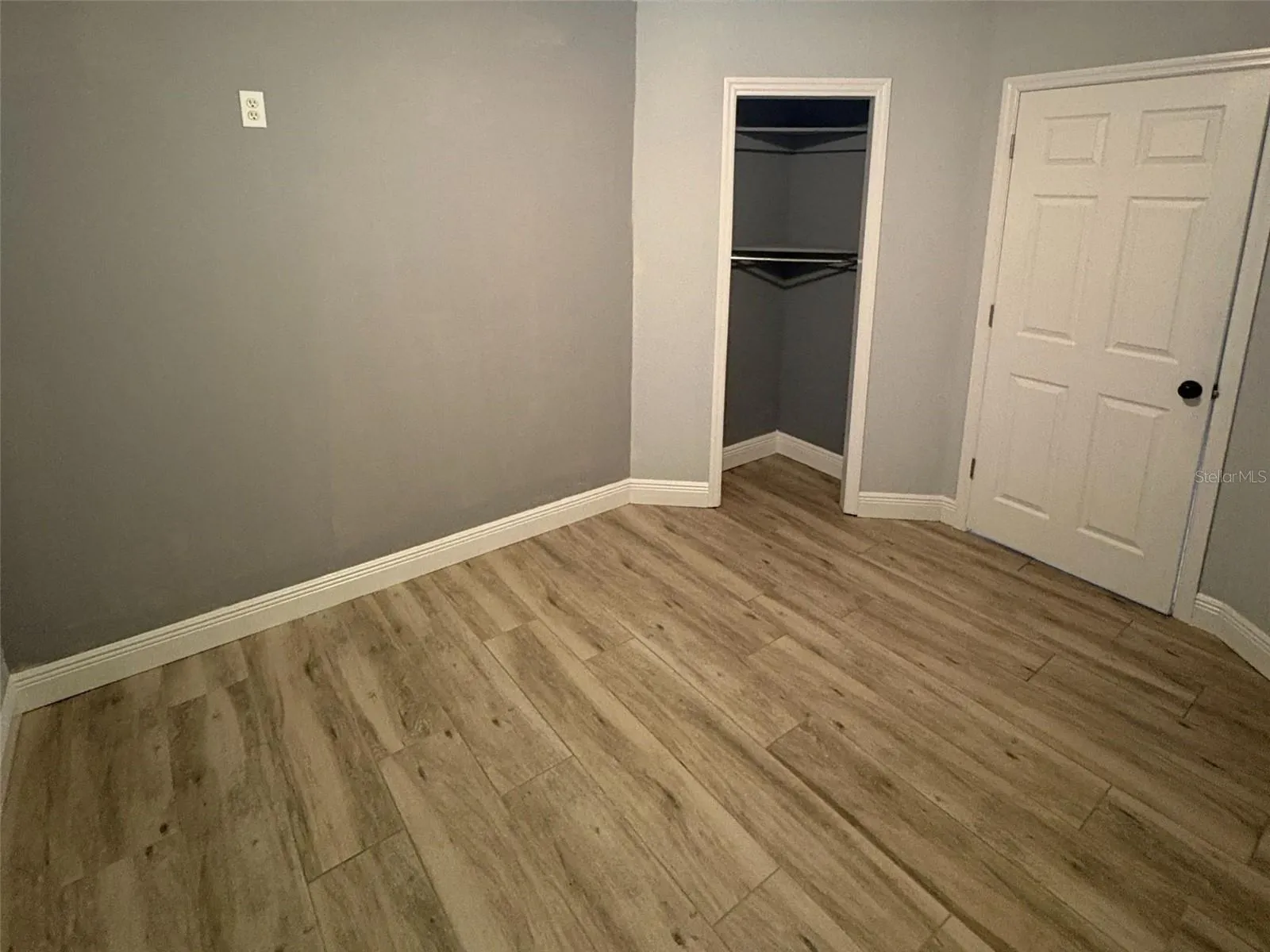 Bedroom 1 with two closets
