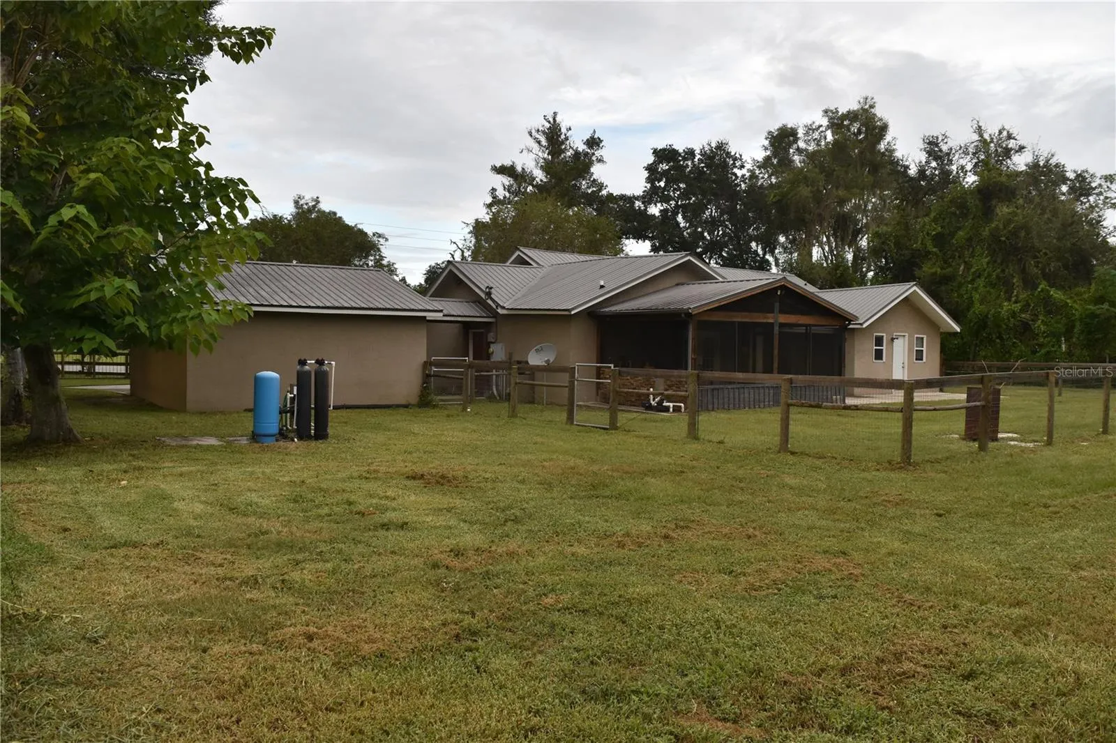 Backyard view of the House