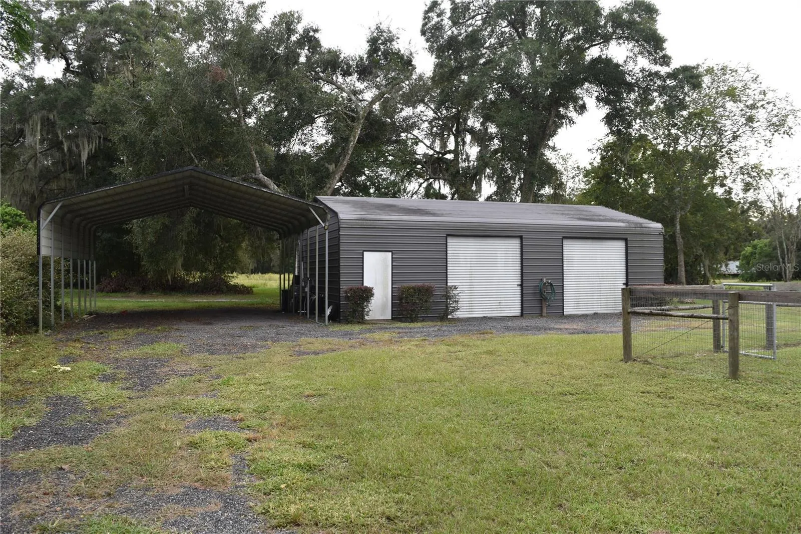 Workshop and Carport