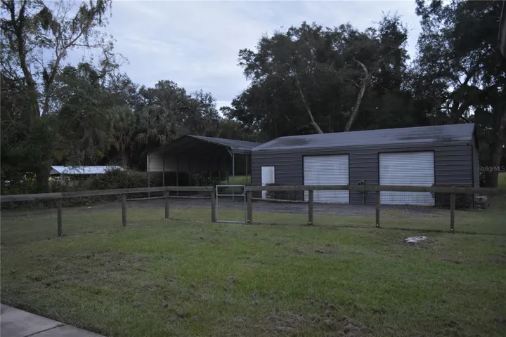 Backyard view of the Workshop