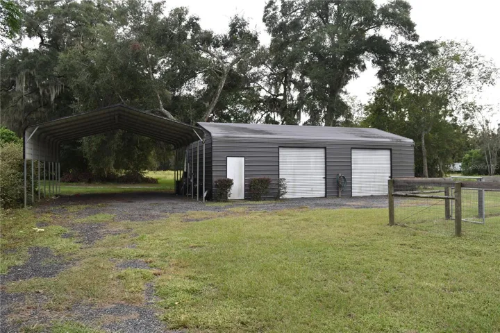 Workshop and Carport