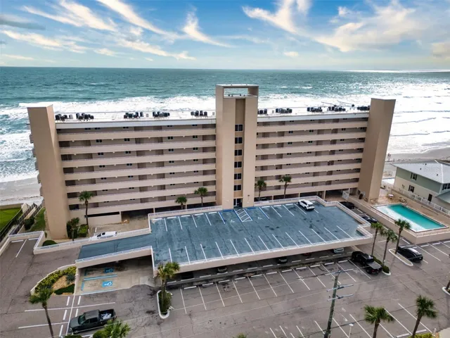 Aerial view of community and direct ocean access