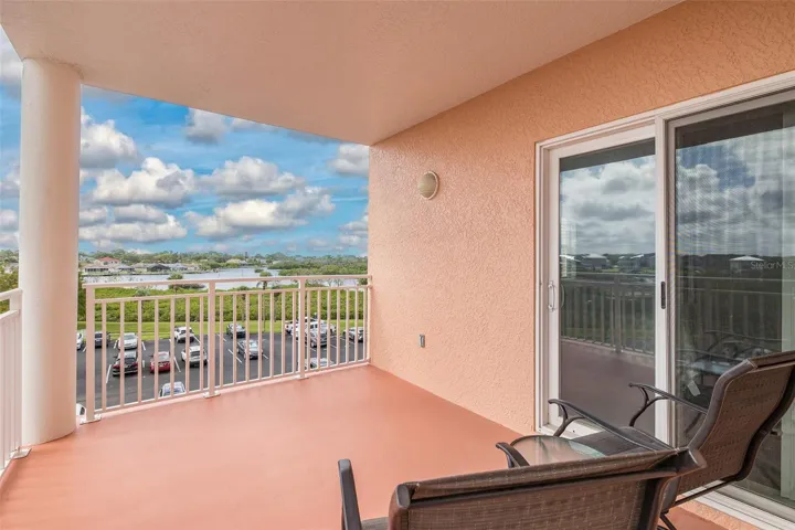 Balcony off living room