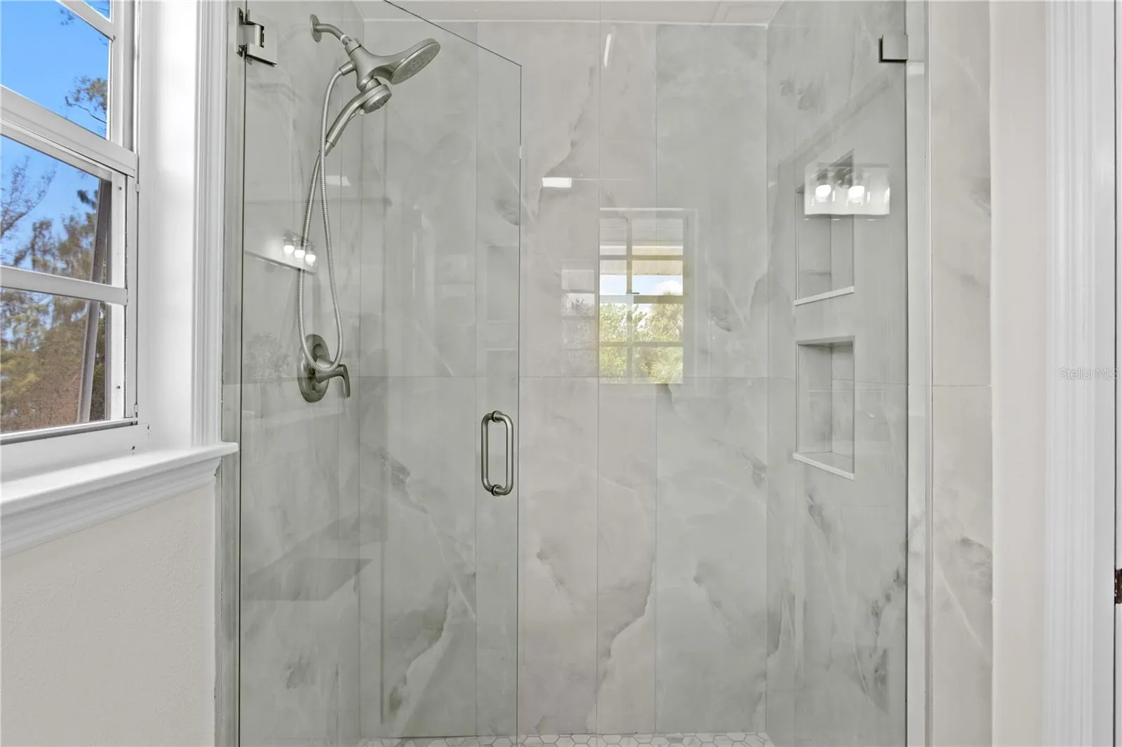 Primary bathroom shower