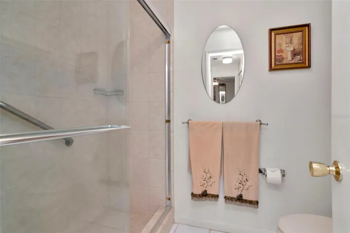 Separate shower
