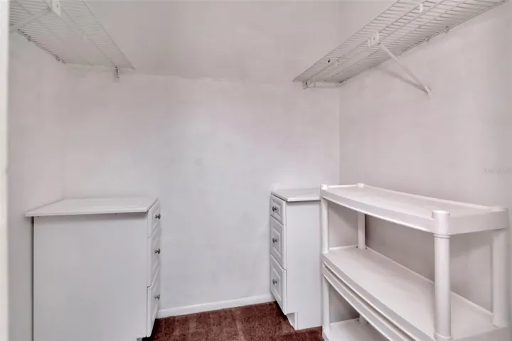 Large walk in closet