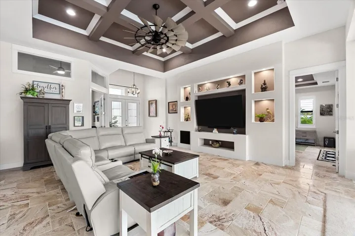 Enhanced Coffered Ceiling Detail