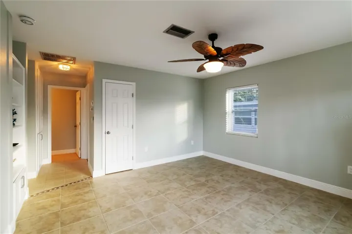 Front Living room looking towards primary bedroom.