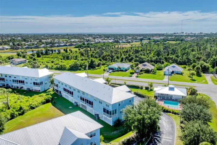 Rear View of Condos and View of Pool