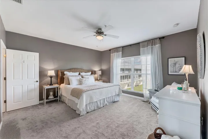 Primary Bedroom with view of Nature Preserve