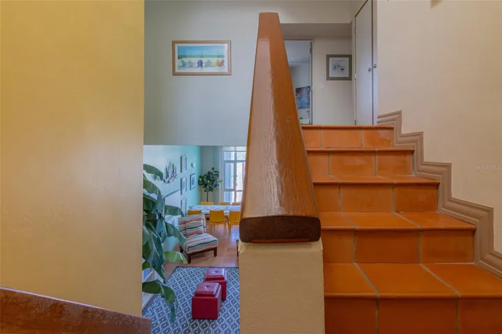 Interior Stairway Connecting Both Levels
