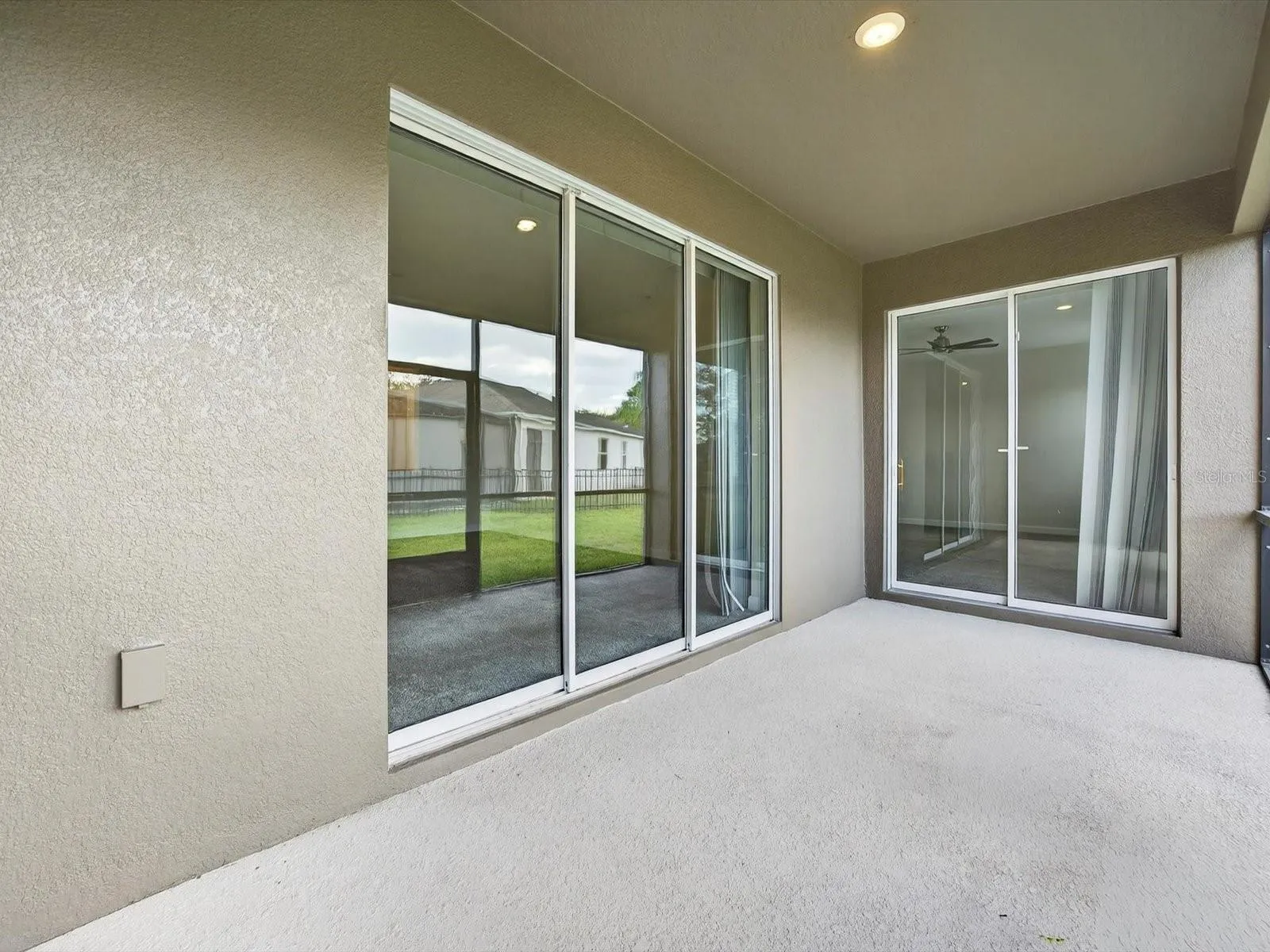 Sliders from Family room and Owner's Suite