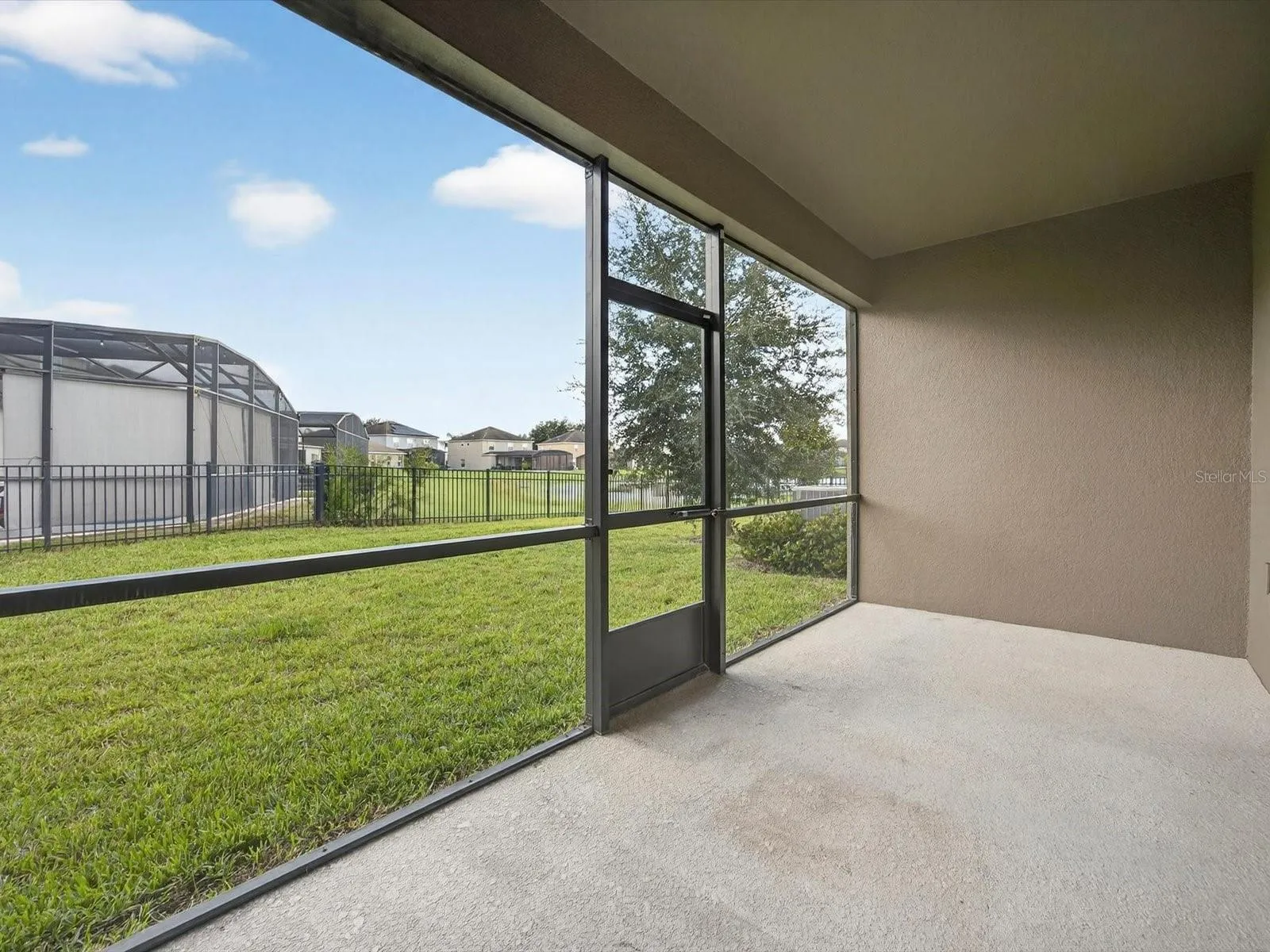 Screened lanai