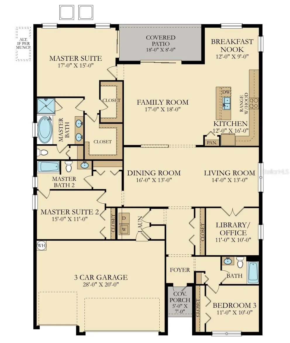 Monroe II floor plan