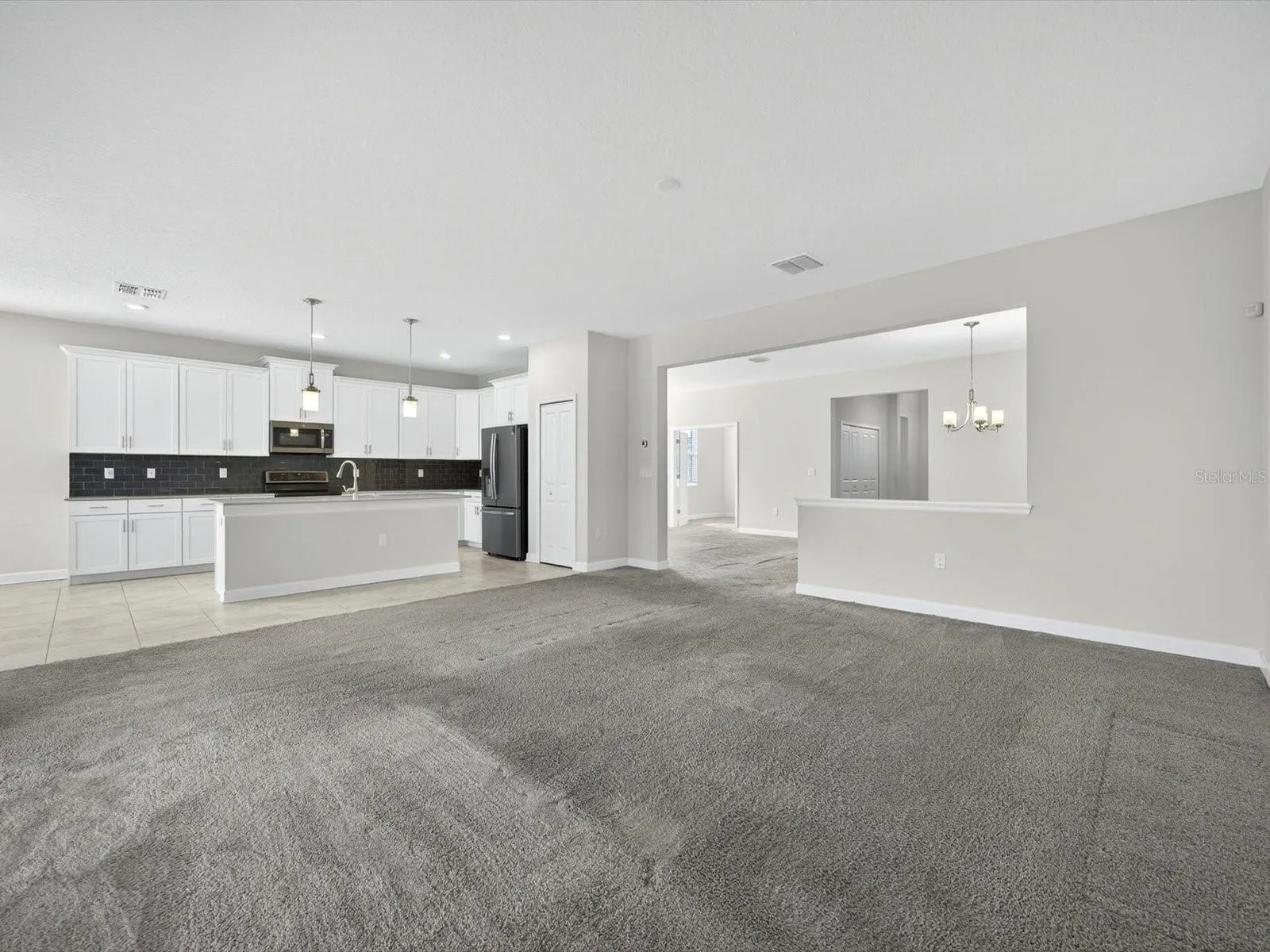 Open to Kitchen and Dining