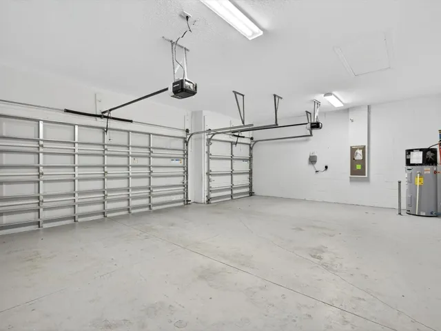 Large 3-car garage