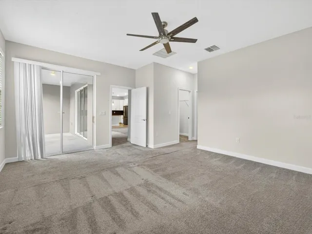 Primary Suite has dual closets