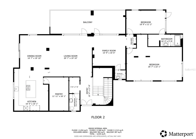 Main floor with kitchen, pantry, Bedroom with ensuite bathroom, bonus room