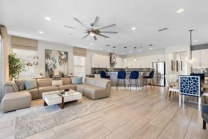 Living - Kitchen - Dining