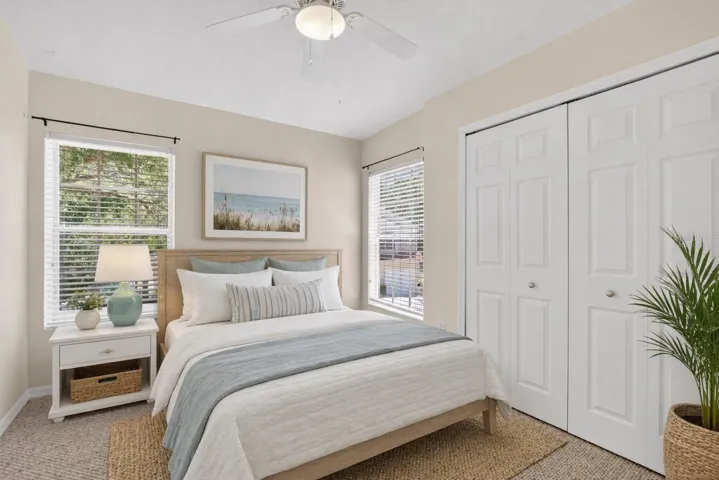Virtually Staged Second Bedroom