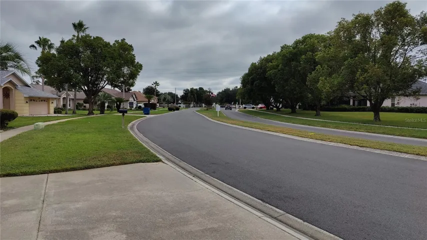 Street view from home of this pristine neighborhood.