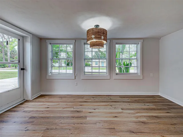 DINING SPACE OR EXTEND LIVING ROOM AREA.