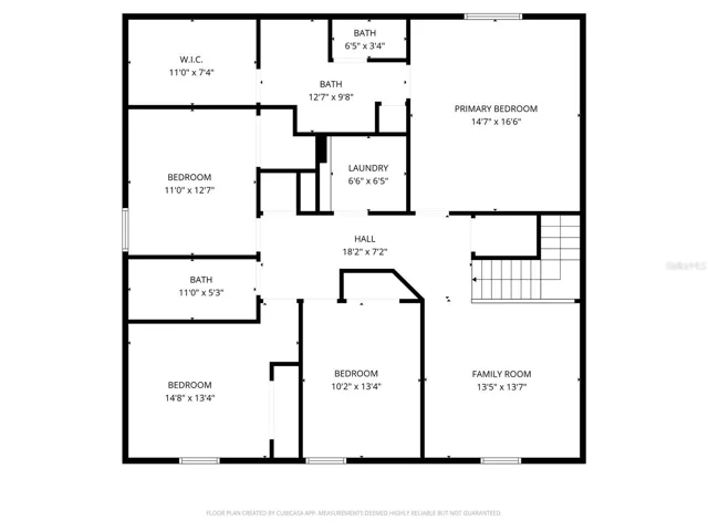 Upstairs Floor Plan