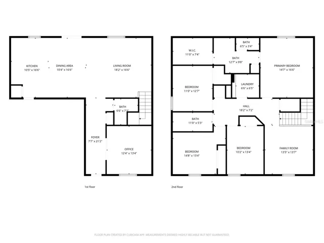 2 Story Floor Plan