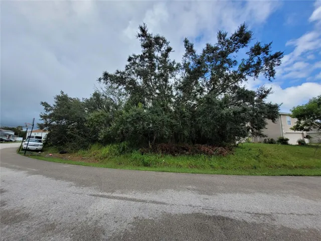 Front view of lot