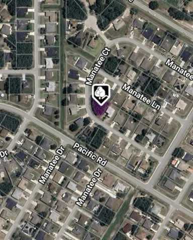 Aerial view of property.