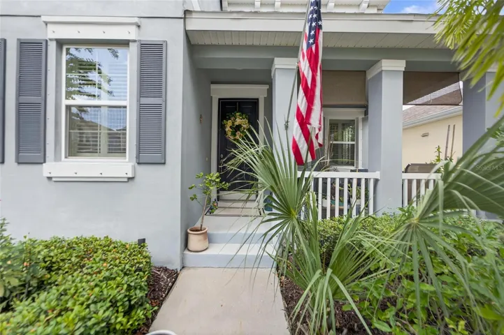 Exterior Front Open Air Porch