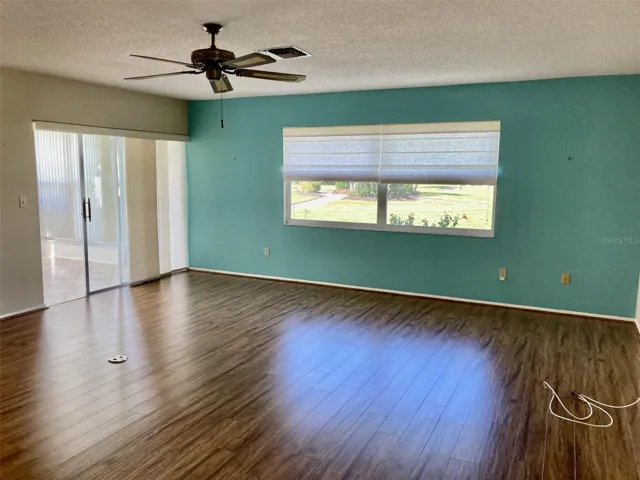 Living room to Florida room.