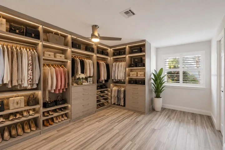 Bonus room staged as additioinal Closet