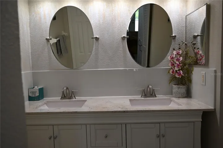Primary Bathroom Dual Vanity