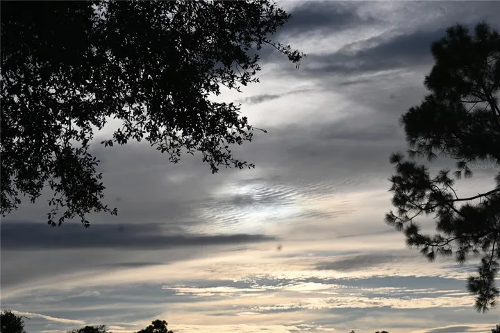 Beautiful Sunset from the House setting in the West
