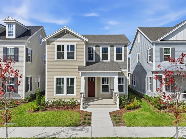 Island Village at Celebration Lot 307 Exterior - Hayden Floorplan - Craftsman Elevation