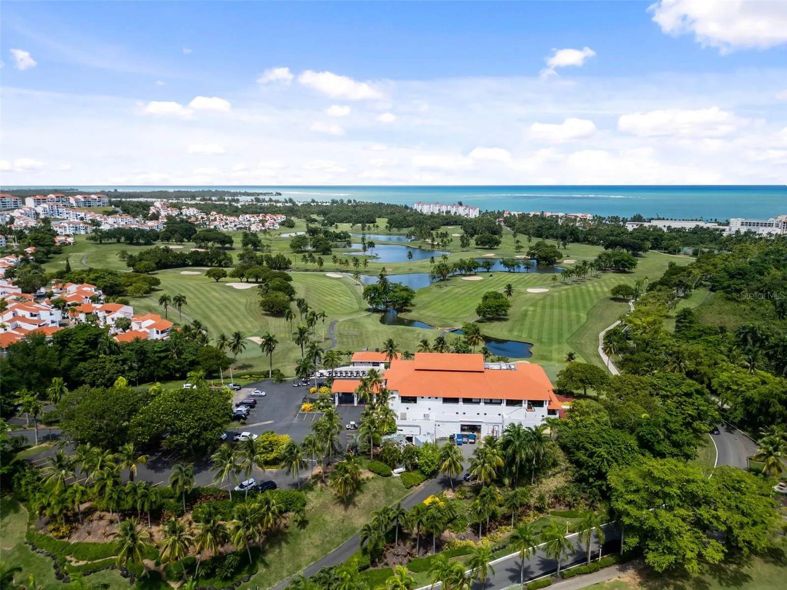 Golf course clubhouse