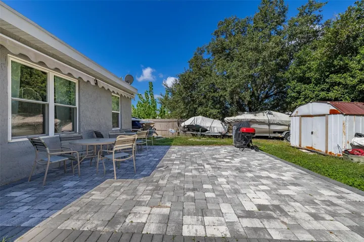 Back Patio with Awnings