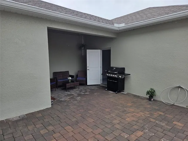 Spacious backyard