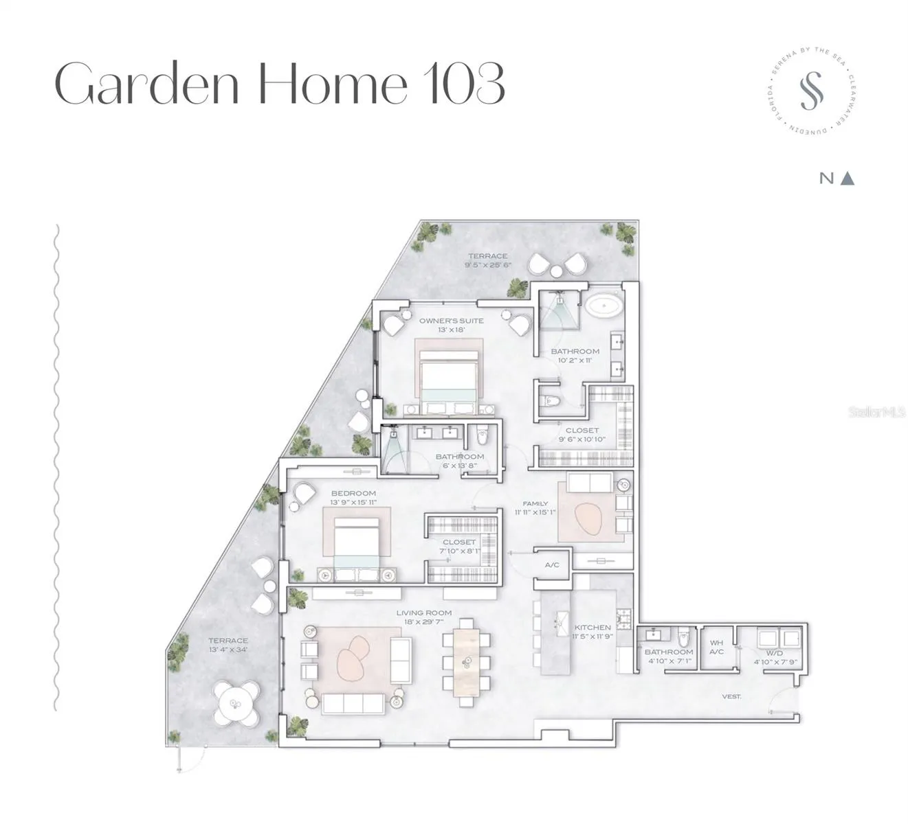 Unit 103 - Unique Direct Access to Pool &amp; Outdoor Amenities