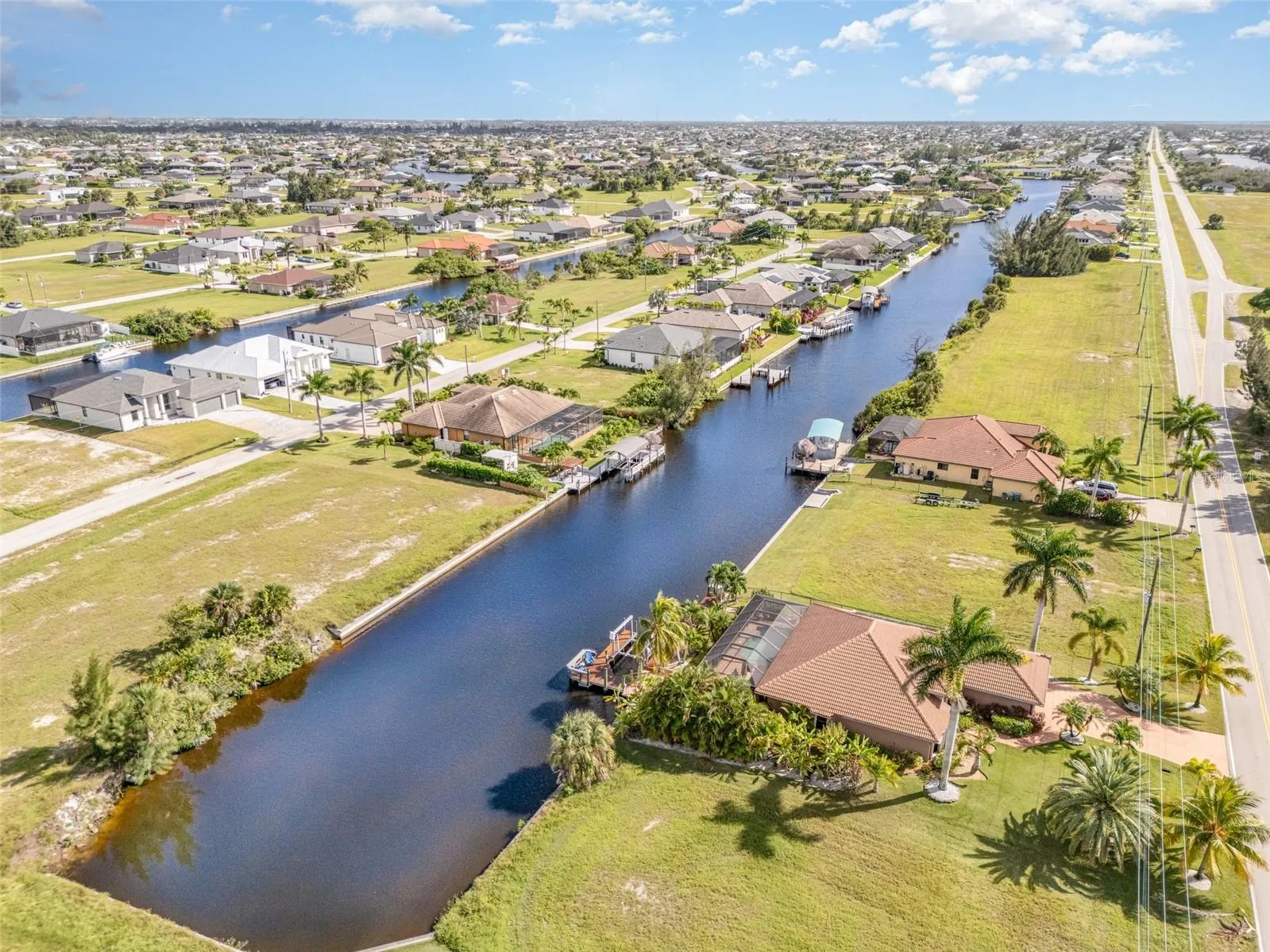 Aerial of Canal