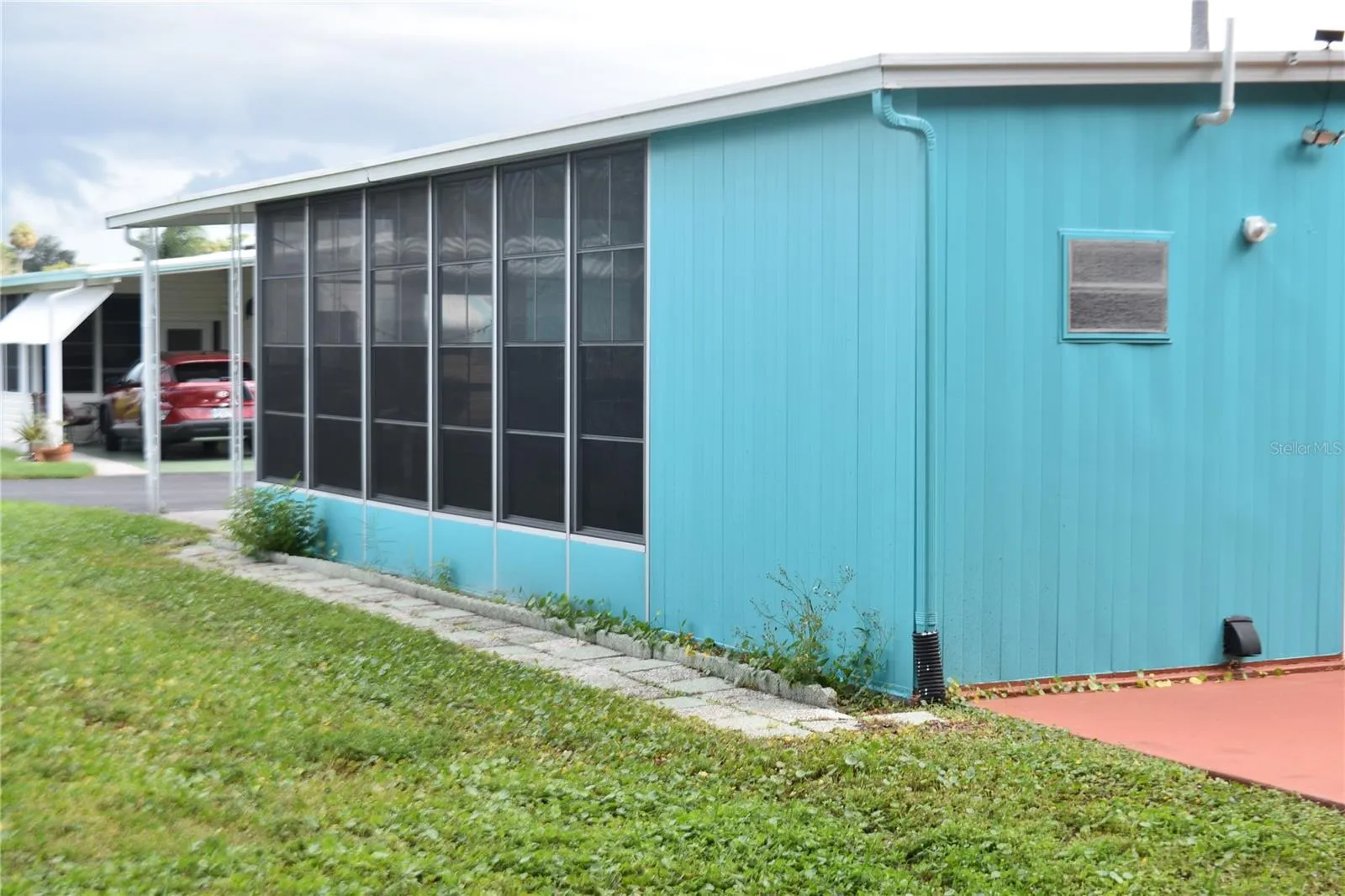 North side yard