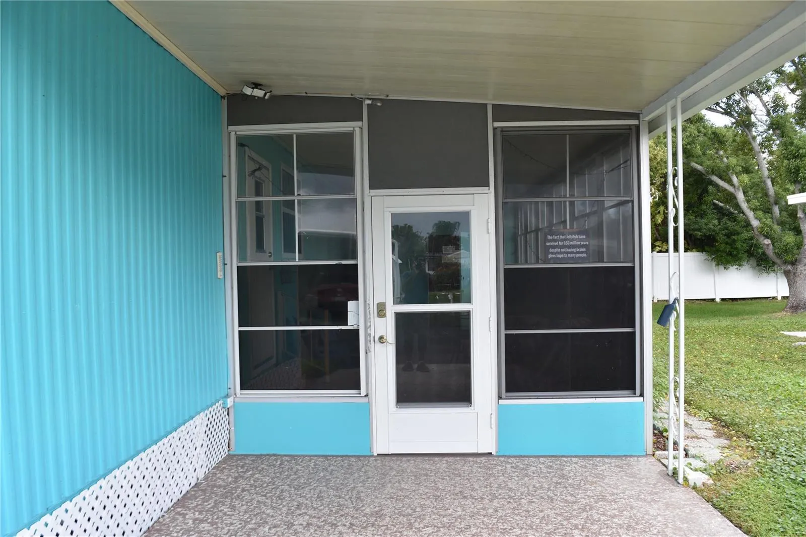 Carport at main entrance