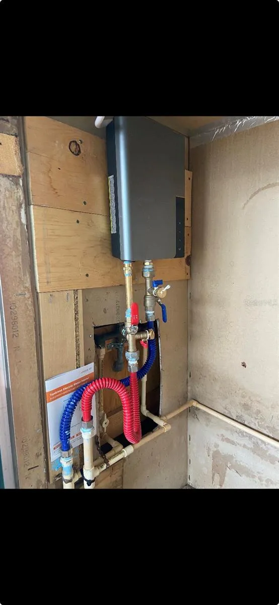 Tankless water heater 5/30/2026