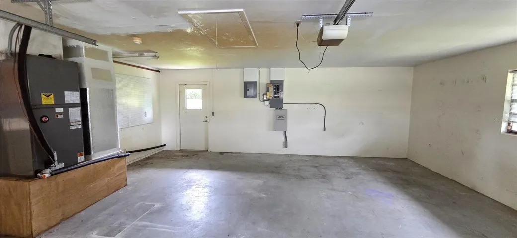 2 Car Garage with 1st Floor Air Handler