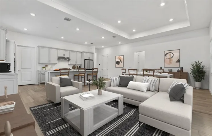 Virtually Staged - Open Gathering Room